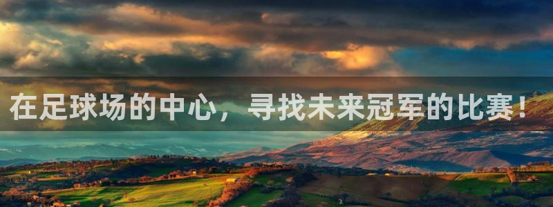 在足球场的中心，寻找未来冠军的比赛！