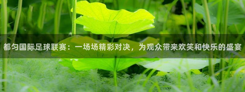 都匀国际足球联赛：一场场精彩对决，为