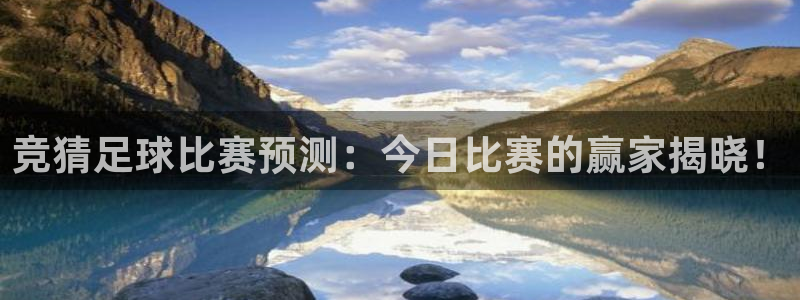 竞猜足球比赛预测：今日比赛的赢家揭晓